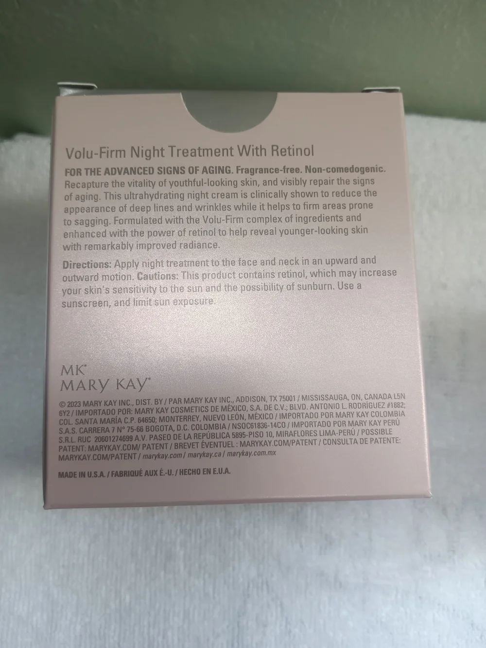 Mary Kay Timewise Repair Volu-Firm Night Treatment with Retinol - Pink